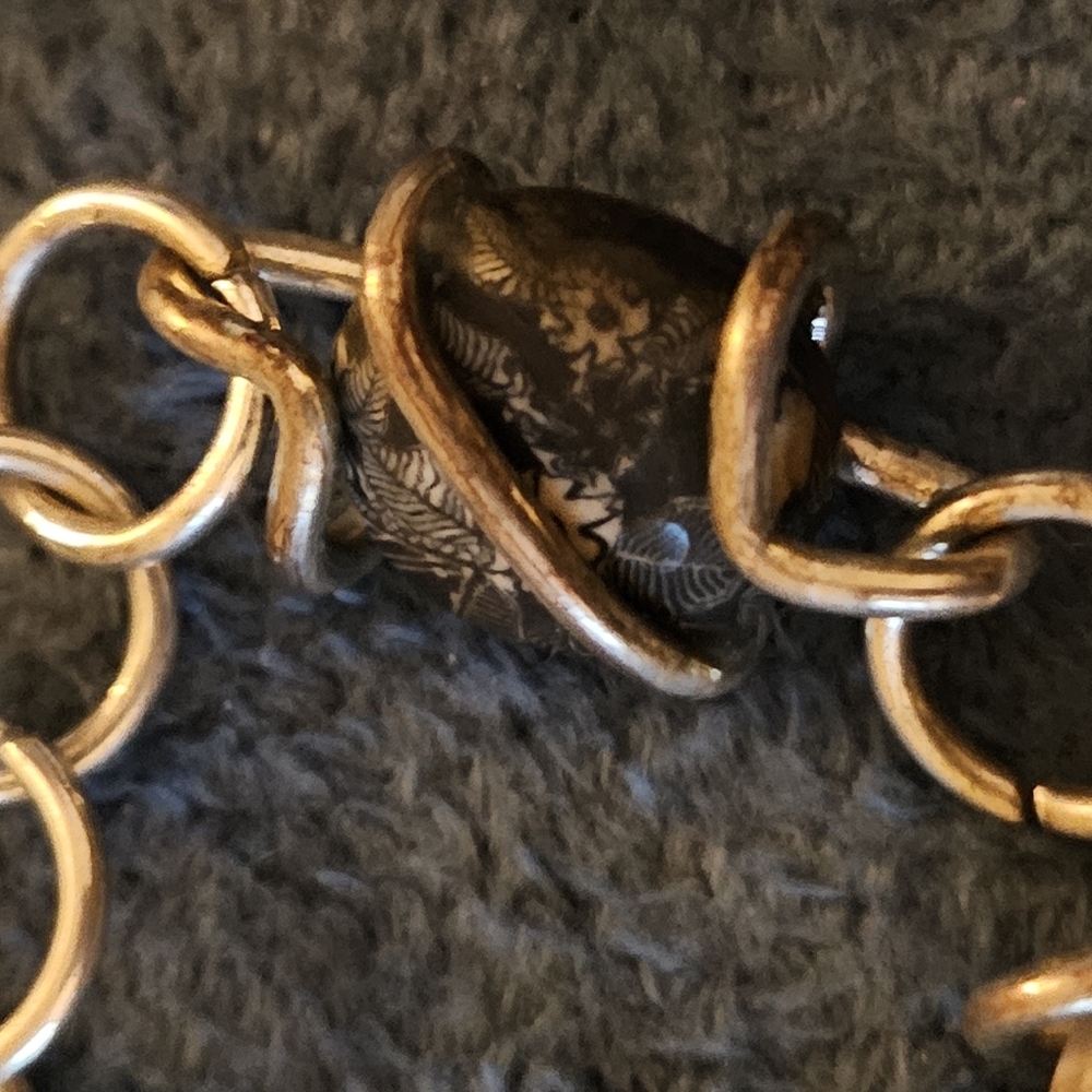 Silvertone Viva Beads Bracelet - Picture 4 of 7
